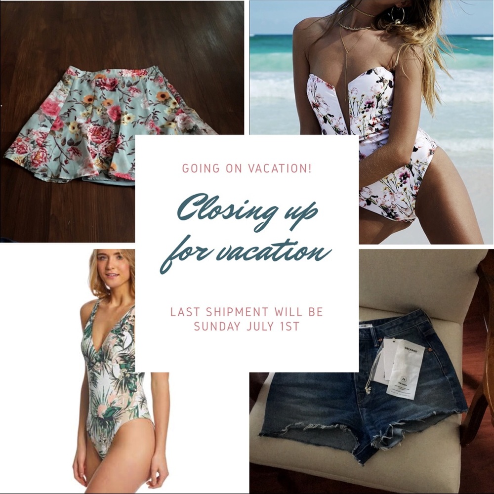 CLOSING UP SHOP FOR VACATION ❤️